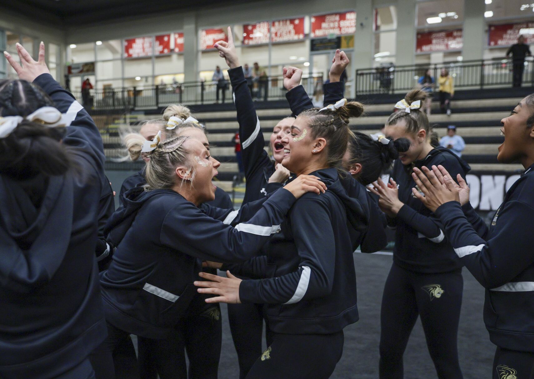 Lindenwood gymnasts stick it one last time
